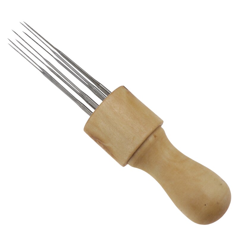 1pcs 7 Needles Wool Felt Needle Replaceable Russia Wool Poke Needlework Tools DIY Embroidery Craft Knitting Accessory: 8 needles
