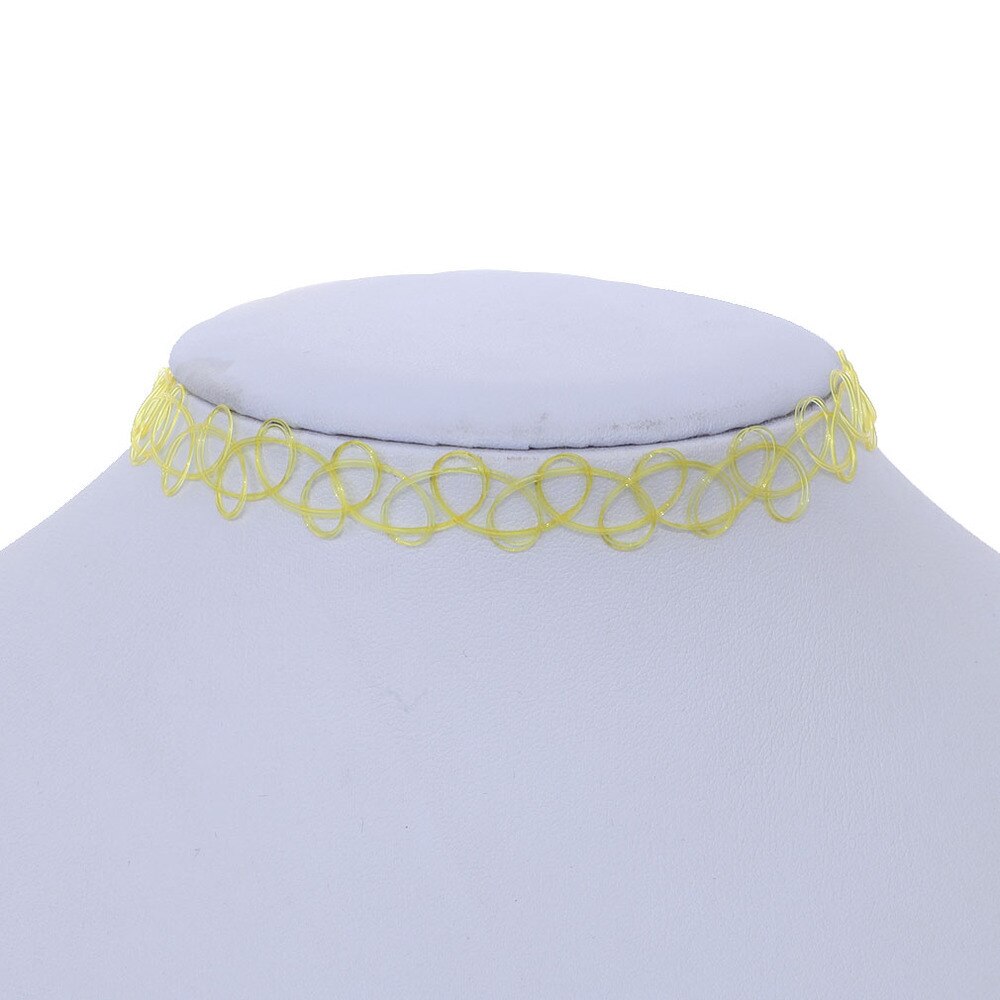 Colliers puissants colorés et Sexy, bijoux de plage en forme de goutte d&#39;eau, clavicule circulaire en toile d&#39;araignée, pour au bord de la mer, , 1 pièce: B