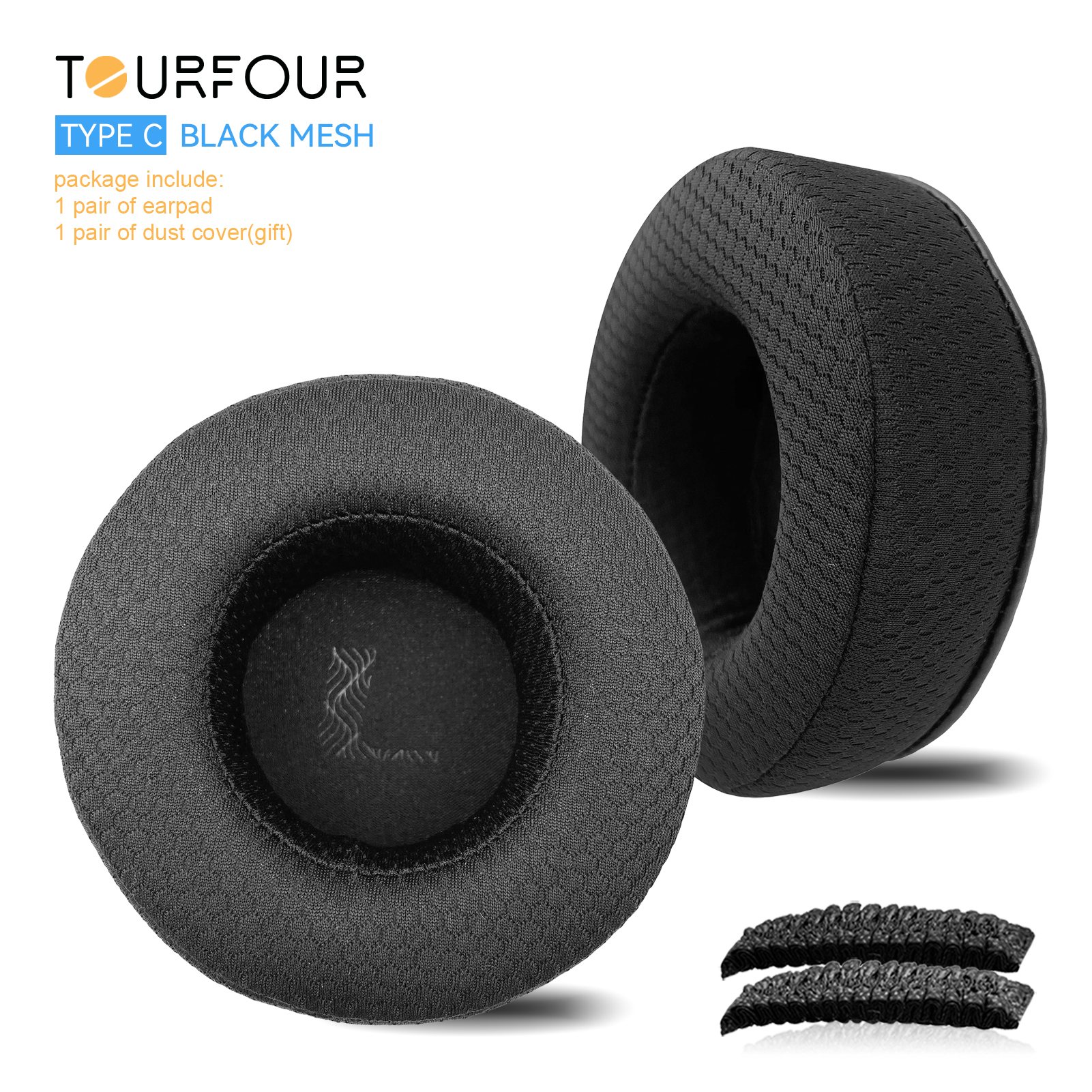 Zamienne Earpads TOURFOUR robić Fostex T20RP MK3,T40RP MK2,T50RP MK3 słuchawki poszewka na poduszkę nauszniki zestaw słuchawkowy: Śnieg