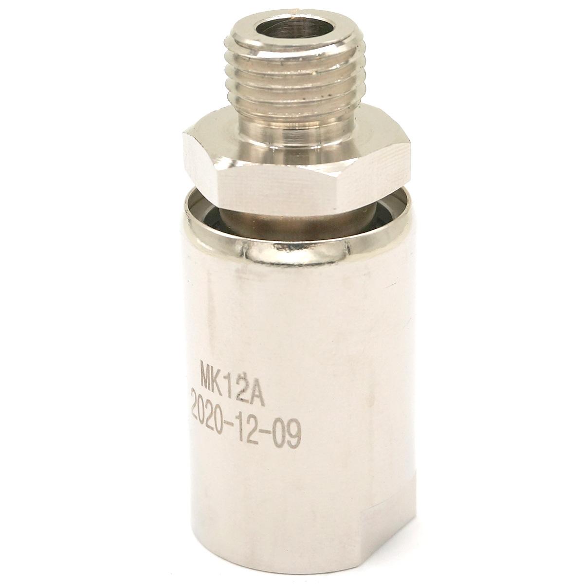 1/4" BSPP Female To Male Allow Stainless Steel Slip Ring Rotating Connector Pneumatic Hydraulic High speed
