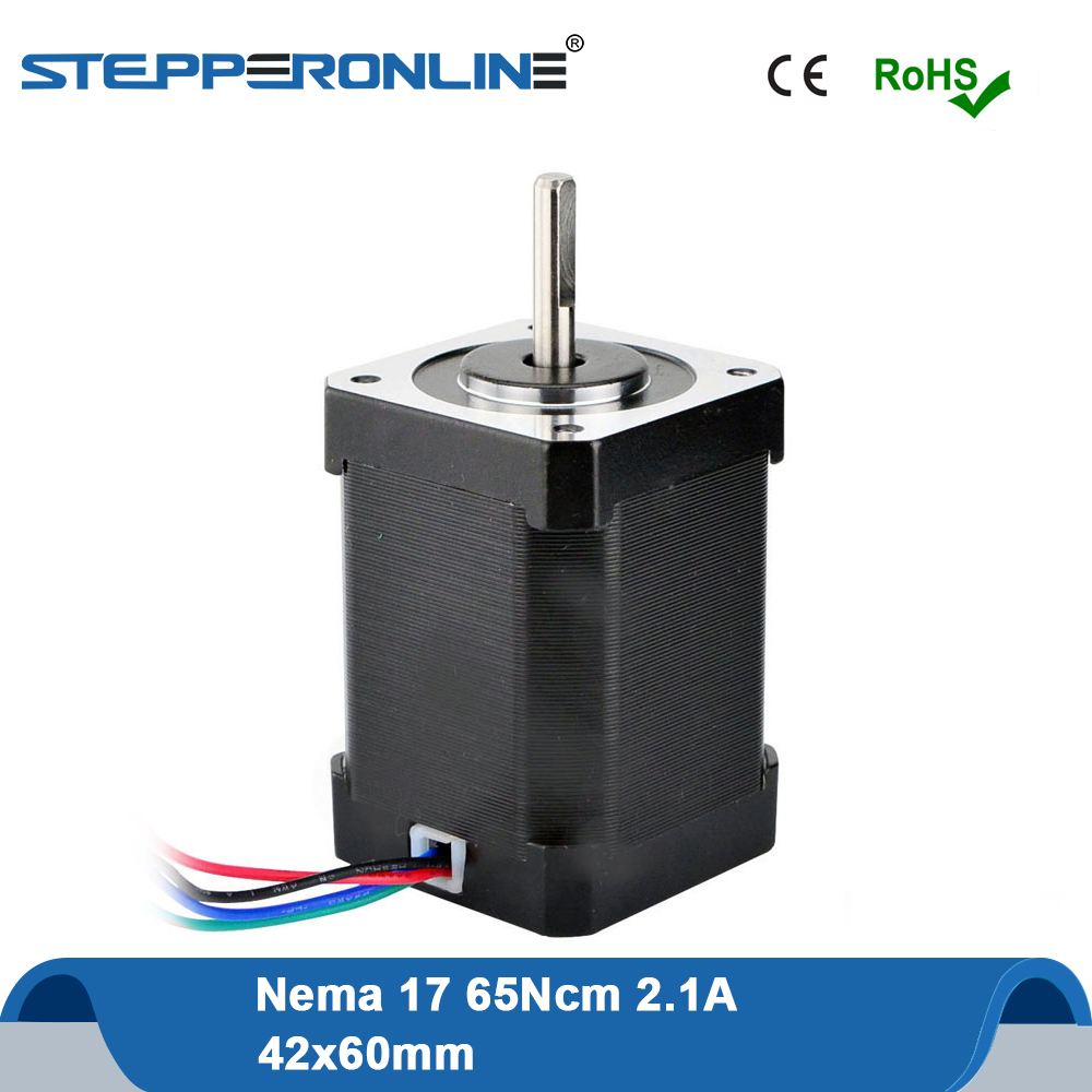 Nema17 Stepper Motor 4-lead 60mm 65Ncm 2.1A Nema 17 Step Motor 12V Motor 42BYGH Stepper for DIY 3D Printer