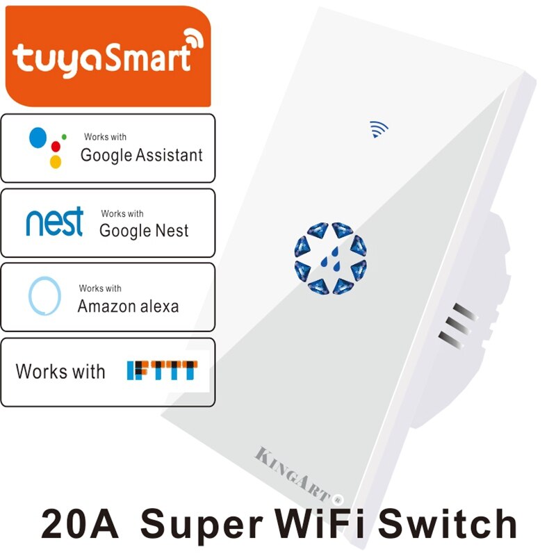 Press Switch Smart Wifi Water HeaterSwitch Boiler Alexa Switches Google Home the Voice for US Plug Outdoor Timer 4G App Cont