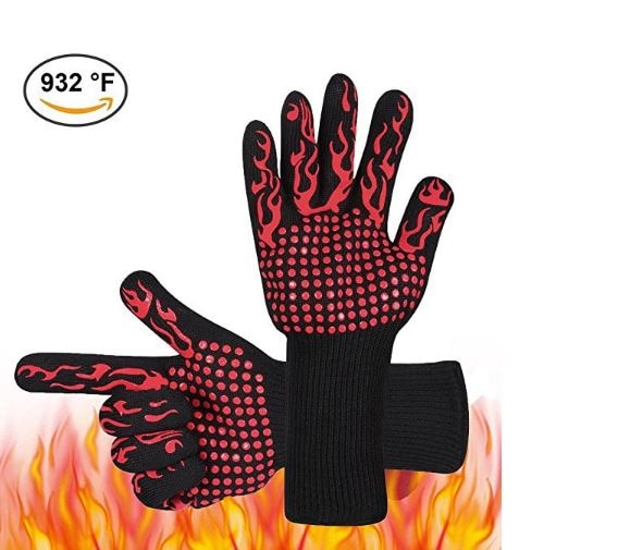Silikon Multi-Zweck Handschuhe Backen BBQ Grill Handschuh extrem Hitze Beständig Ofen Ärmeln Küche Grill Grillen Werkzeuge