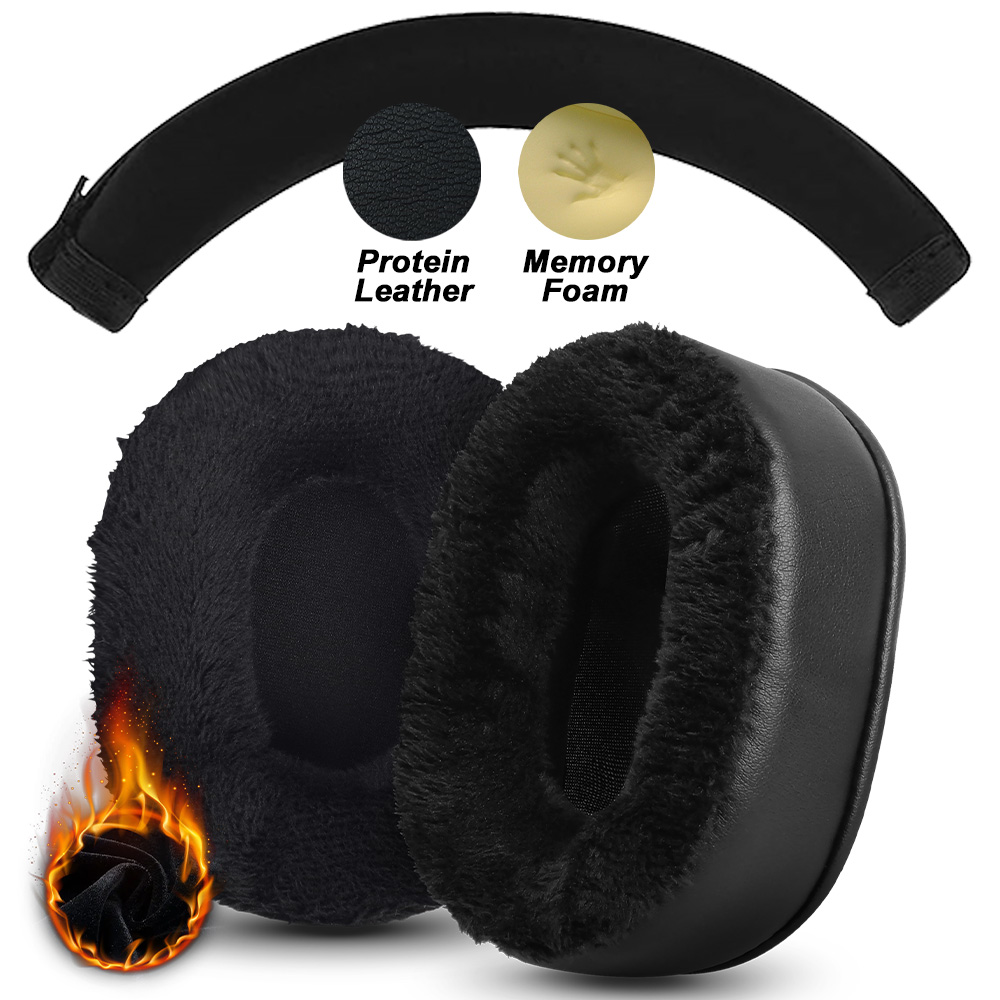 Replacement Foam Ear Pads for MCHOSE V9 S9 PRO,V9 PRO S9 PRO mchose x9 Headphones memory foam Earpads Protein Leather: Dim Gray
