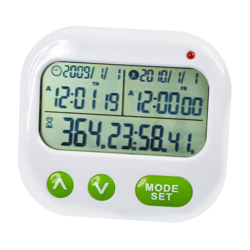 Searon Digital 1999 Days Countdown Timer with Alarm Clock Event Reminder Day