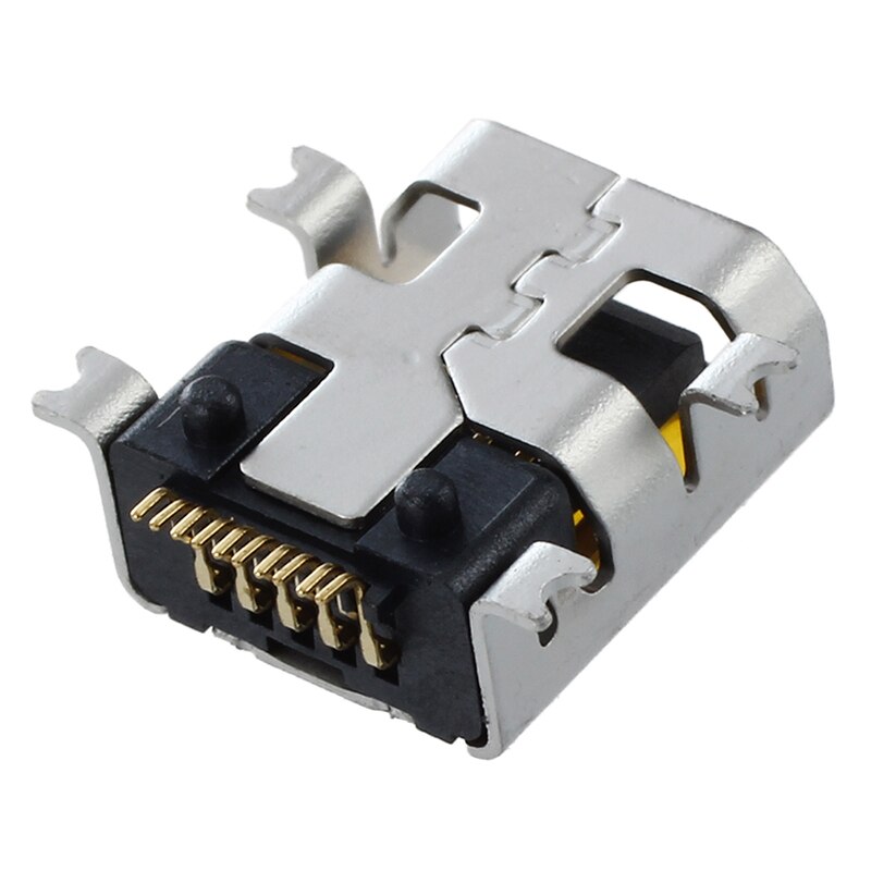 10 Uds hembra Mini USB, tipo B 10 Pin SMT SMD Jack de montaje de conector de puerto