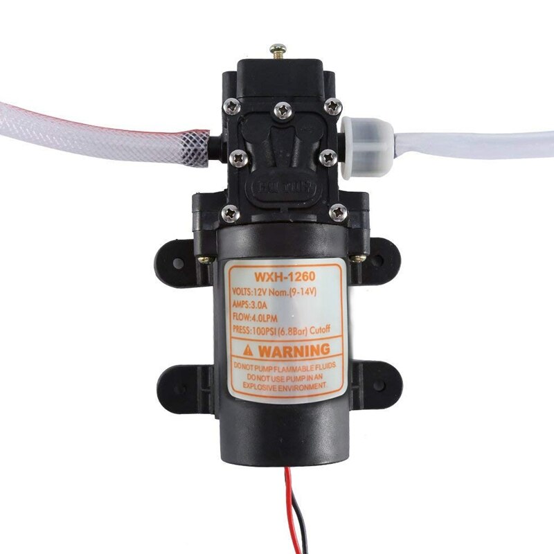 Oliepumpe sugepumpe pumpe olieaftapningsanordning køretøj olie sugepumpe overførsel til bådmotor  - 12v 60 w -  inkl . 11mm / 8mm / 6m