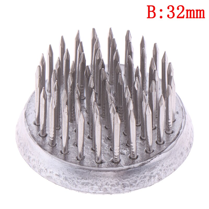 5 størrelser metal blomster arrangement pin japan kenzans japansk kenzan nål blomst base holder spiky frø faste værktøjer: B