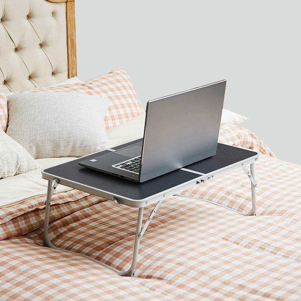 Ordinateur Portable pliable Table tour bureau petit déjeuner dans le plateau de lit Portable Mini Table de pique-nique support pour ordinateur Portable lire support de livre pour plancher de canapé