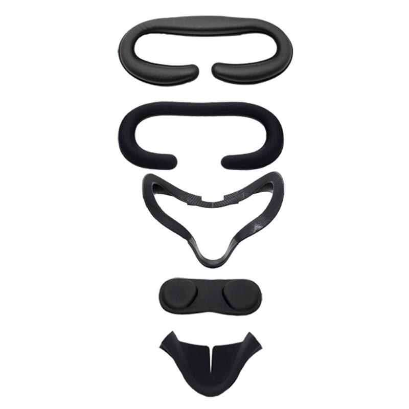 5in1 Gesicht Abdeckung Objektiv Abdeckung Gesichts Schnittstelle Halterung Anti-Leckage Nase Pad einstellen für Oculus Suche VR Glas Zubehör