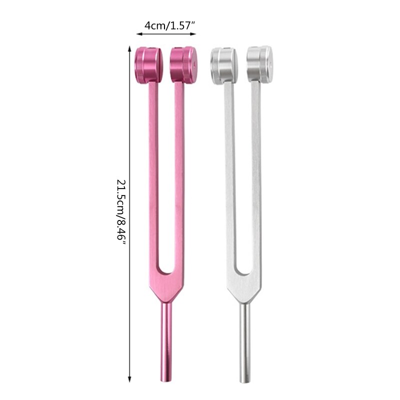 128 Hz Tuning Fork Clinical Grade Nerve/Sensory Anti-rust Tuning Fork Stainless Steel Portable Tuning Fork for Sound B85C