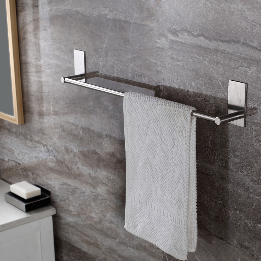 ZUNTO – porte-serviettes auto-adhésif, 40/55/70cm, en acier inoxydable 304, poli, pour la cuisine et la salle de bain