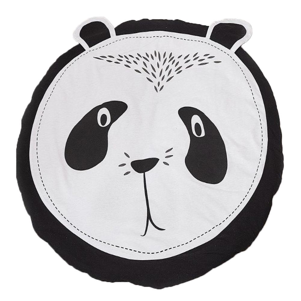 Dishykooker låve krypende teppe tegneserie dyr teppe krypende bomullsmatter: panda