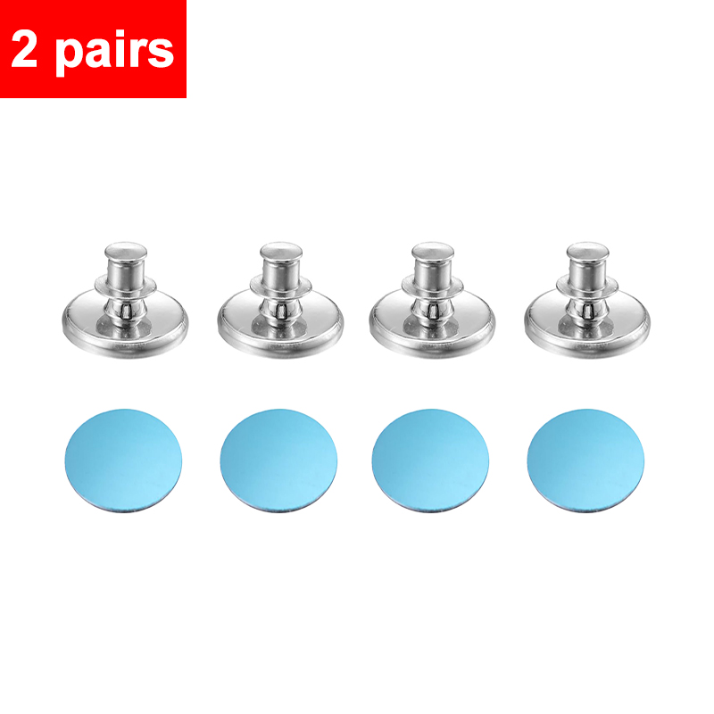 Fermoirs magnétiques pour rideaux, crochets à boucle détachables, bouton caché pour rideaux, boutons à pression, forte tenue, matériel sans clous, DIY: WHITE / 30-35cm