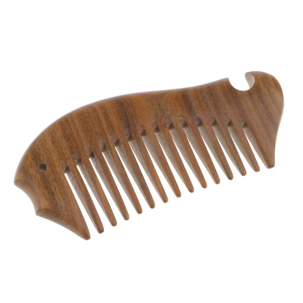 Sandelhout Haar Kam/Grove Detangling Hout/Borstel Houten Hoofdhuid Massage Borstel Anti-Statische