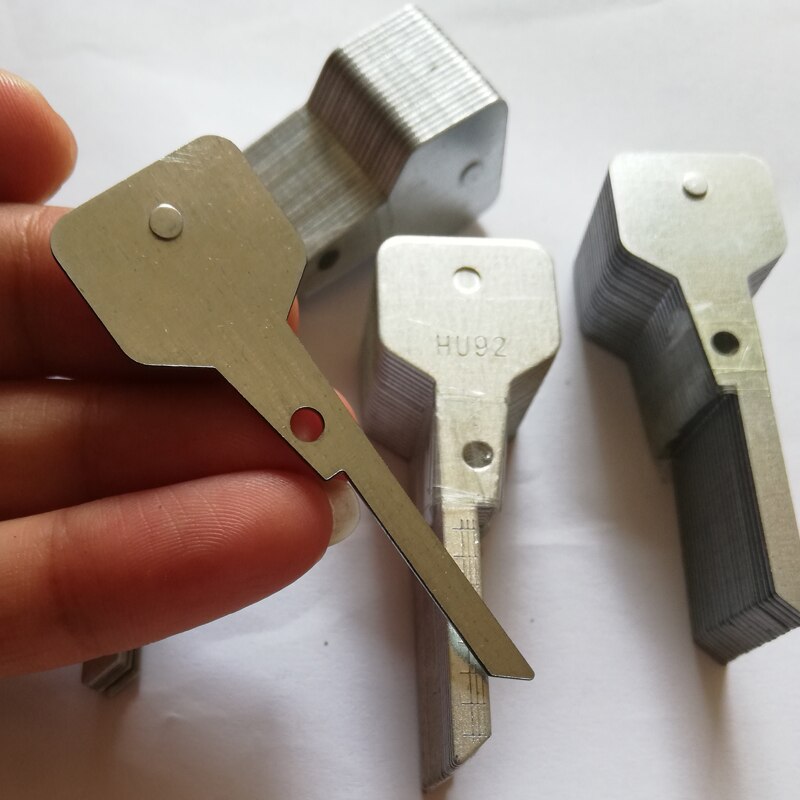 20pcs Engraved Line blank car key Key scale shearing teeth for 2 in 1 LiShi HU101 HU66 HON66 HU100 HU92 locksmith tools