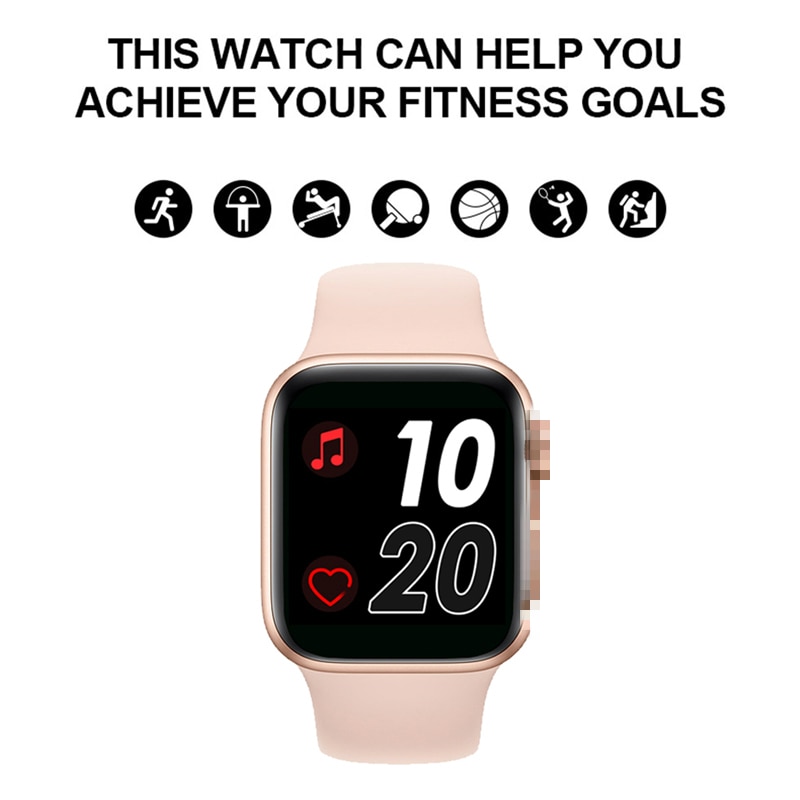 T500 Smartwatch Bluetooth Anruf Fitness Tracker Wasserdicht Herz Rate Blutdruck Sport Smart Uhr für Android IOS Telefon