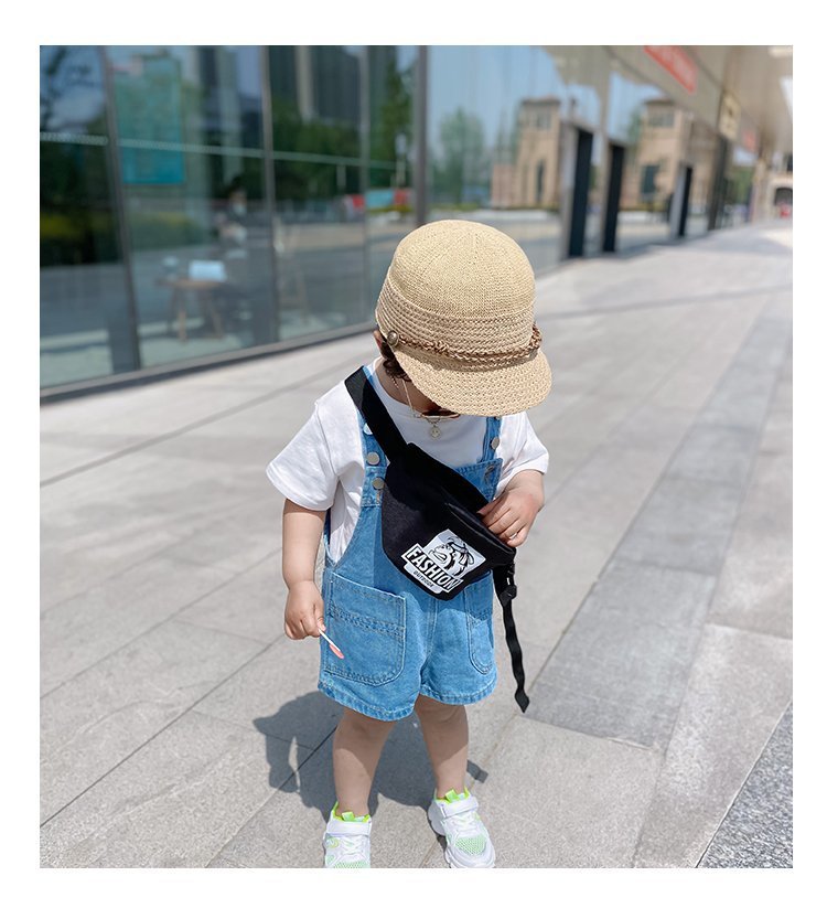 Riñonera de camuflaje para niños, Cangurera de nailon para bebés, bolso de pecho para teléfono, bolso de cintura para niños pequeños