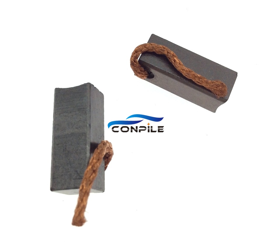 10 Uds. Cepillo de carbón de 8x9x19mm para vehículo, automóvil, camión, calentador, ventilador, ventilador, ventilador de aire, cepillos de carbono para Motor de coche