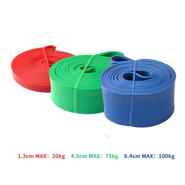 Fitness Pull Up Loop Heavy Duty Resistance Band Set Yoga Workout Strengthing Training Gym Home Elastic Expander Equipment Unisex: Red green blue