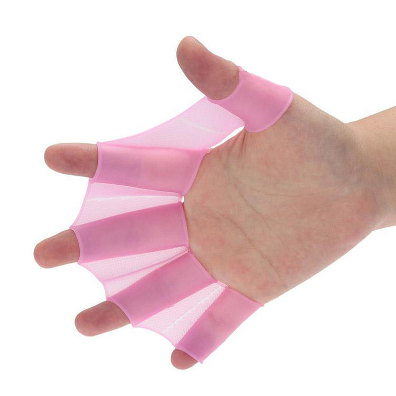 Baby Boy Swimming Webbed Gloves Surfing Silicone Gloves Baby girl Swim Gear Fins Hand Webbed Flipper Training Glove