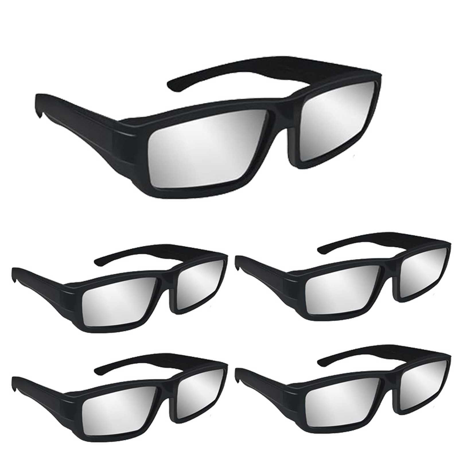 Solar Eclipse Glasses AAS Approved , ISO 12312-2 Certified, 1/2/3/5 Pack Durable Plastic Eclipse Glasses for Direct Sun