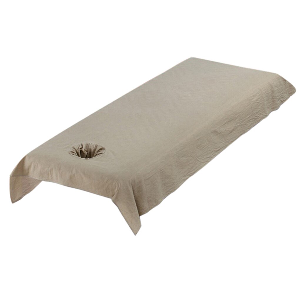 Table de Massage professionnelle en coton lavable, drap de lit, 8 couleurs, 200x120cm