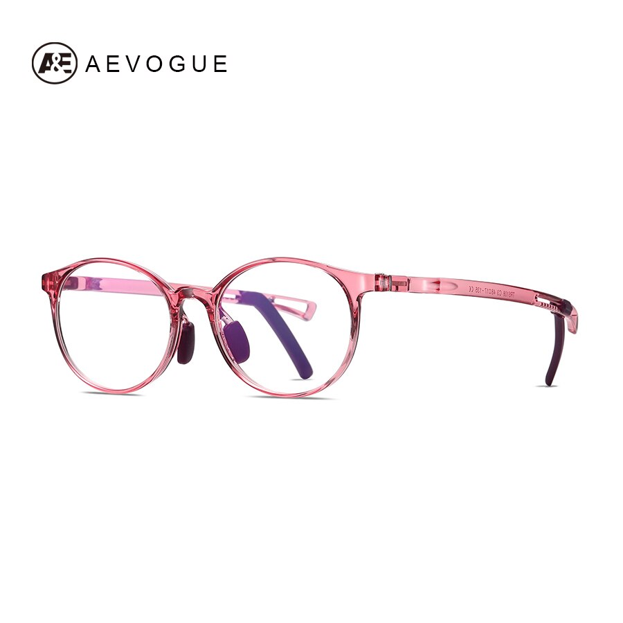 AEVOGUE Child Anti Radiation Optical Frame TR90 Blue Light Blocking Glasses Game Eyeglasses AE0917: NO.3