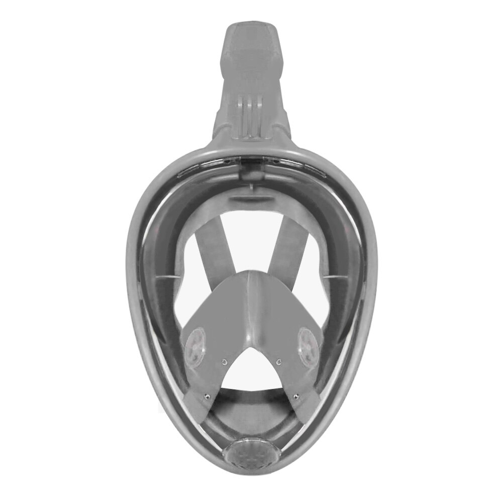 Children Anti Fog Goggles Underwater Wide View Snorkel Swimming Cover Underwater Diving Cover Swimming Goggles Snorkel Scuba: Grey B / L/XL