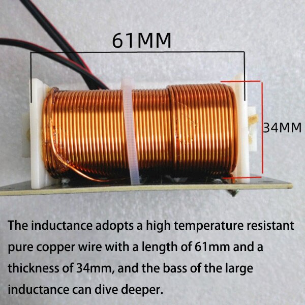 Divisore di frequenza per bassi professionale incrocio Subwoofer puro da 800W per altoparlante da 5-15 pollici filtro fai da te musica suono 125Hz 1PC