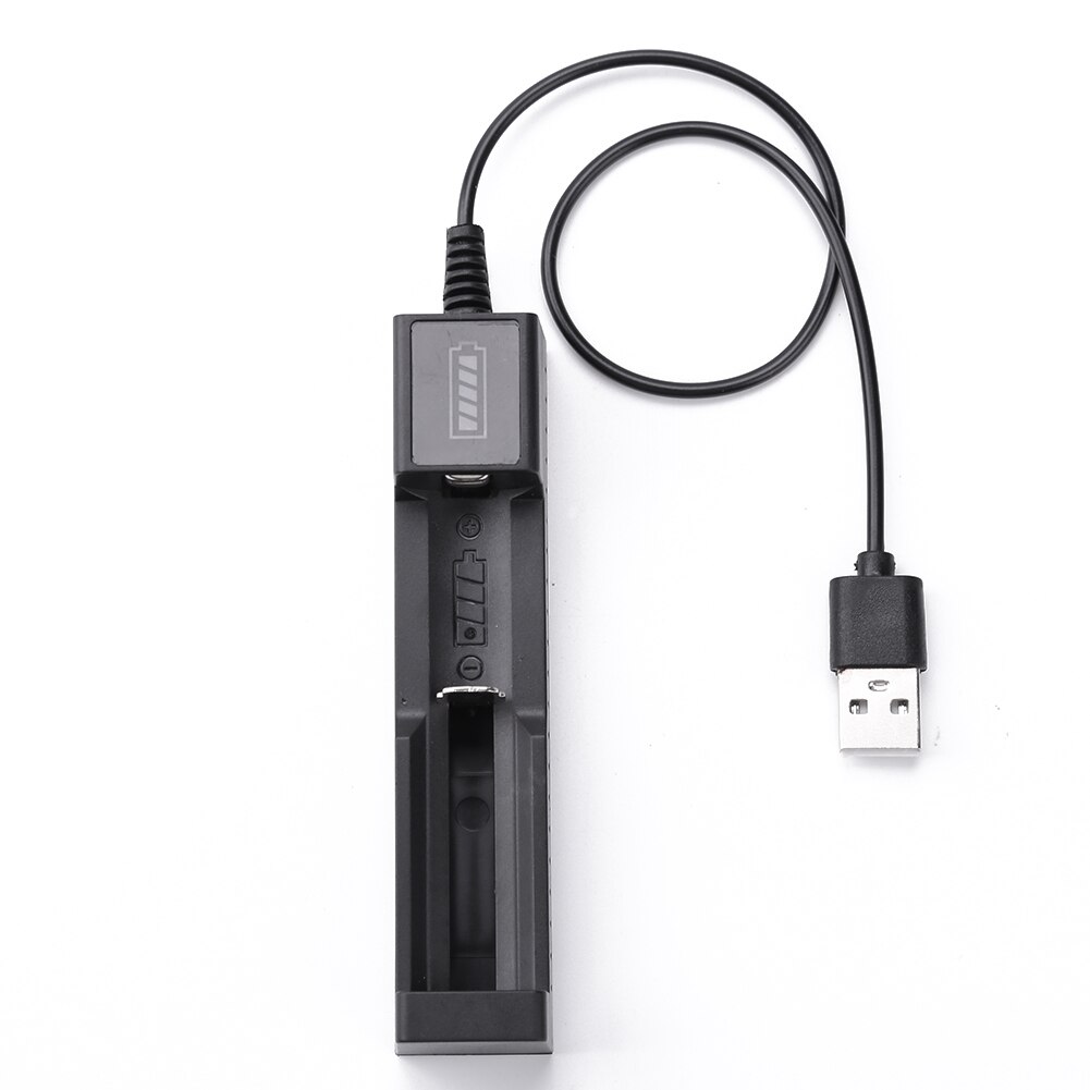 Universal 1 Slot 18650 Battery Fast Charger Portable USB Lithium Battery Charger Smart Charger Base Bracket
