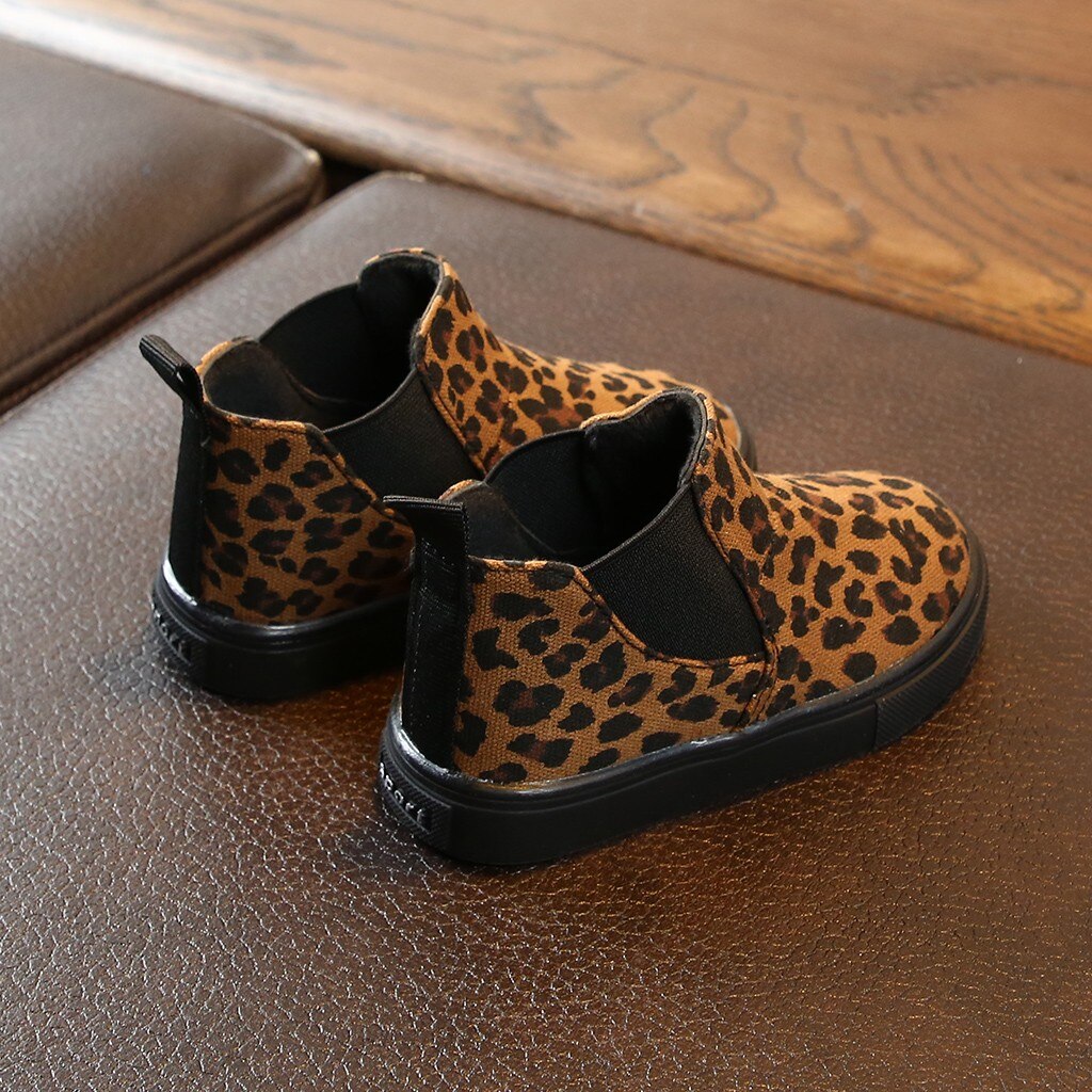 freundlicher freundlicher Baby Mädchen Martine Stiefel Schuhe Leopard Gedruckt Winter Herbst Warme Kurze Stiefel lässig Schuhe Booties navidad
