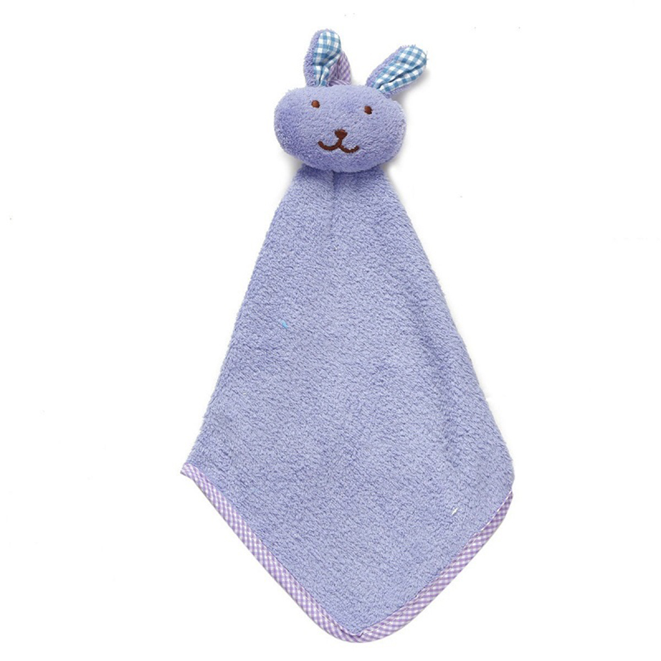 1 Stck niedlich Hase Korallen Vlies Handtuch Küche Aufhänger Waschlappen SchöNe