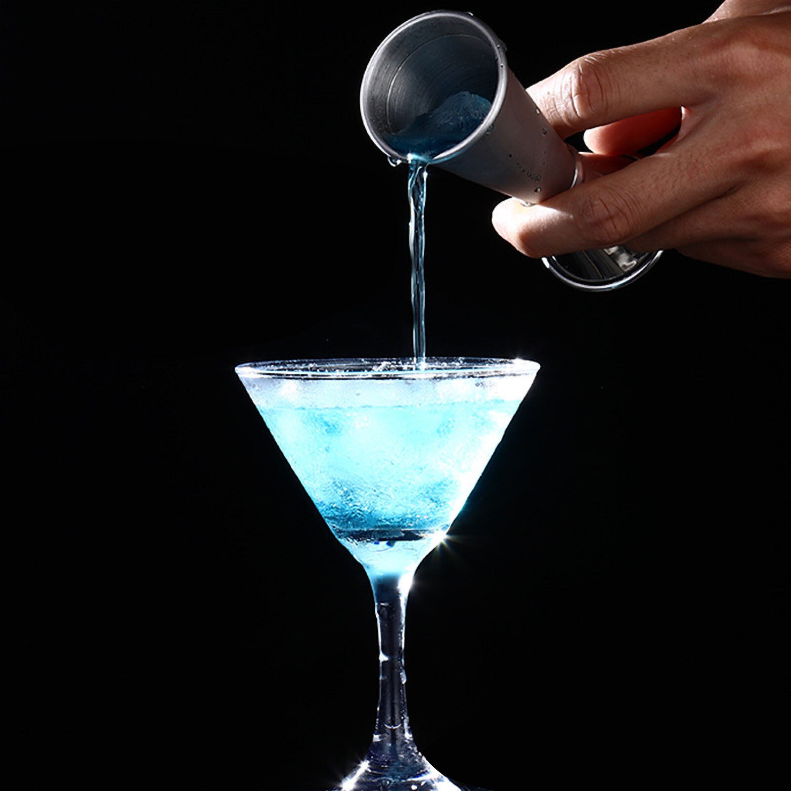 Stainless Steel Measuring Cup Double Head Measuring Tool Ounce Alcohol Whiskey Cocktail Drink Wine Shaker Home Bar Tools 30/60ml