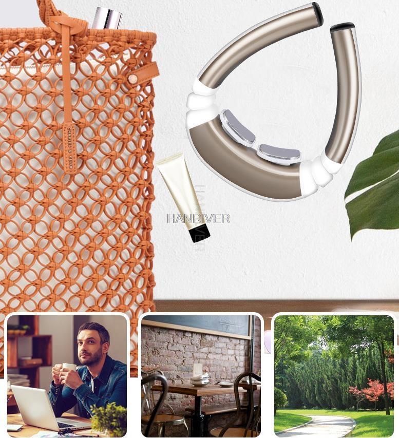 Cervical spine massager portable pulse massager for neck heating physical therapy body massager