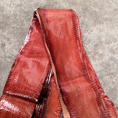 Diy Natuurlijke Slangenhuid Leer Stof Met Zeldzame Huid 100-110x10cm: 18-105x10cm