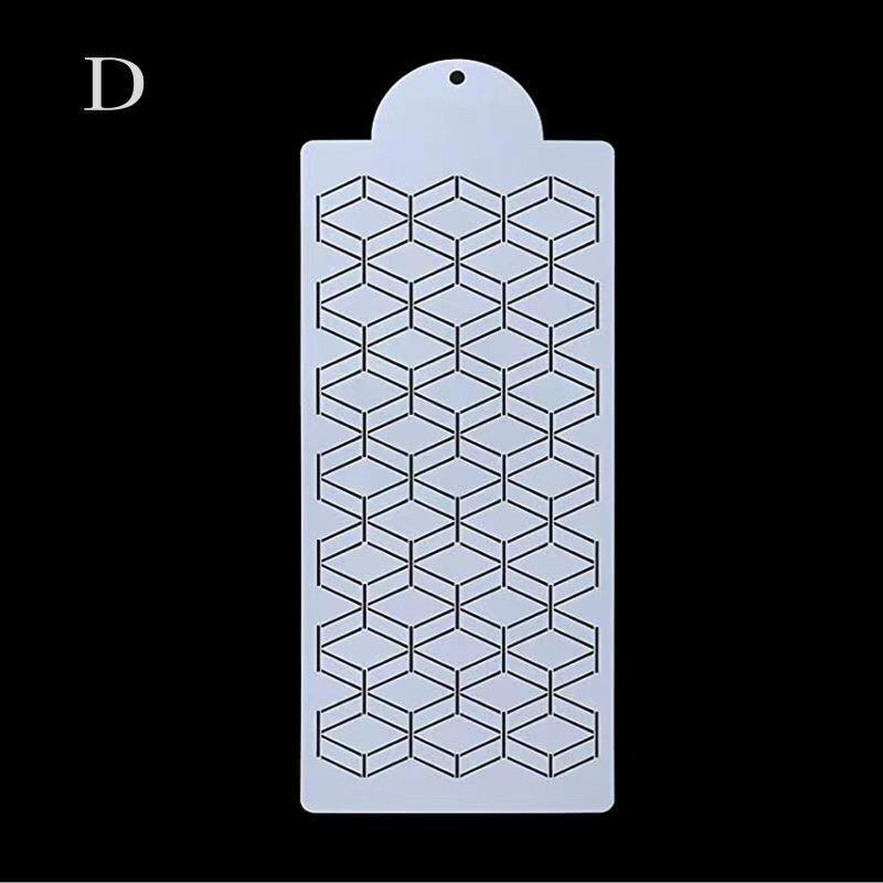 Cake Stencil Dotted Line Shape Pattern Cake Decorating Plastic Lace Cake Boder Stencils Template DIY Drawing Mold Tool Bakeware: CH185