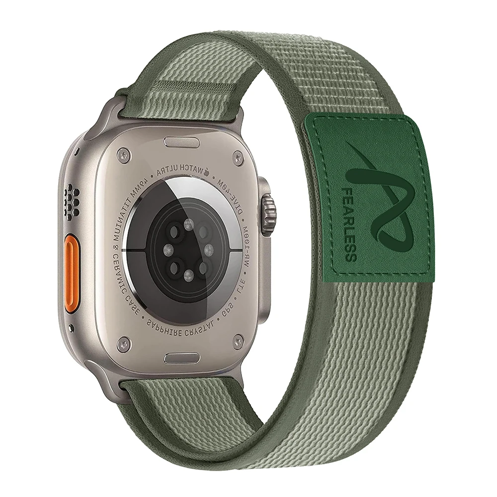 Trail Loop Strap For Apple Watch Bracelet 49mm 45mm 44mm 42mm 41mm 42mm 46mm Nylon Band For Iwatch Series Ultra 10 9 8 7 6 5 SE: Red Black / 19mm