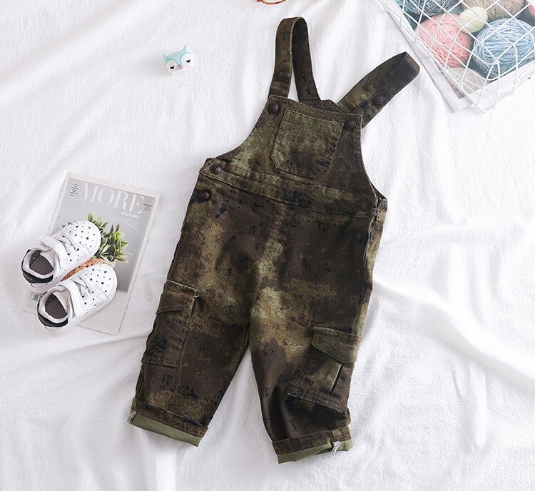 Kinder Overall Casual Camouflage Overalls für Jungen Herbst Kleinkind Baby Hosen Jungen Overall