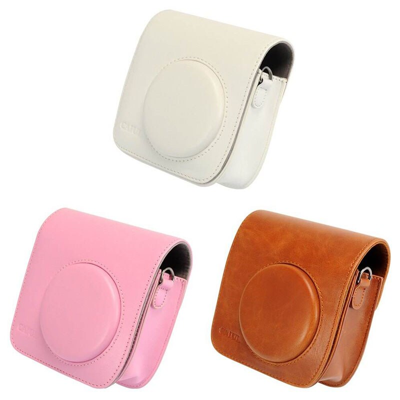 Fujifilm Instax Mini 25 Mini 26 Kamera Tasche PU Leder Abdeckung mit Schulter Gurt Für Instax Mini 25 26 polaroid Kamera Fällen