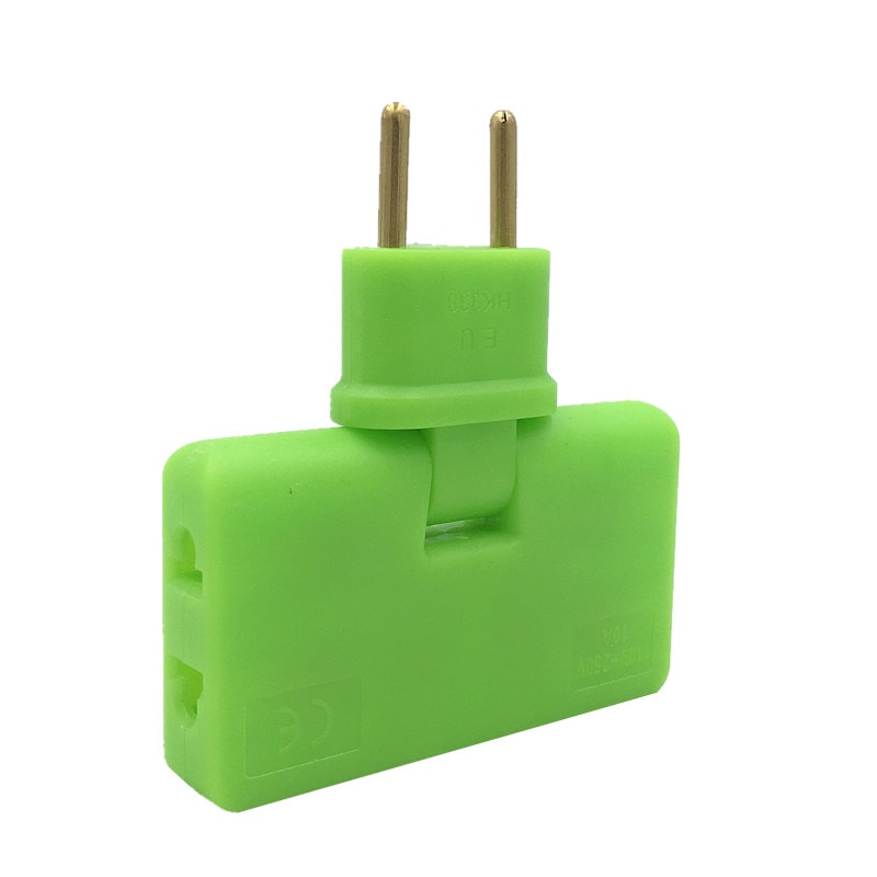 Draaien Plug Eu Converter Een In Drie 180 Graden Extension Plug Multi Plug Mini Slim Wireless Outlet Adapter Licht Handig