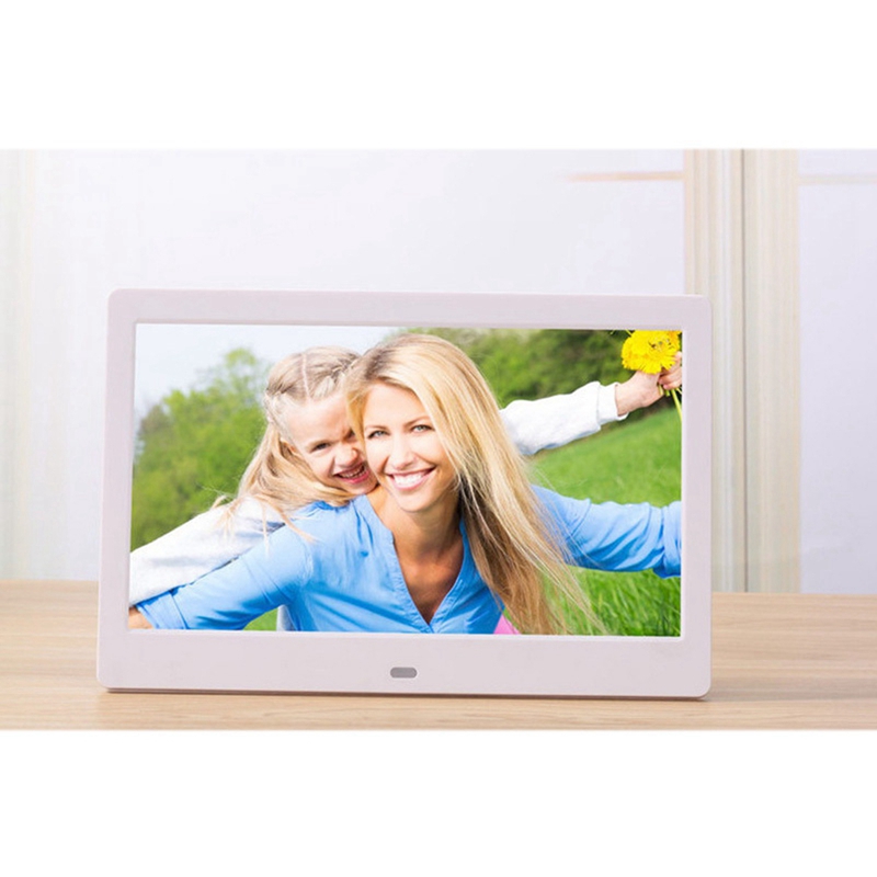 10.1Inch Digitale Fotolijst Hd 1024X600 Led Elektronische Fotolijst Muziek Movie Video Speler Functie