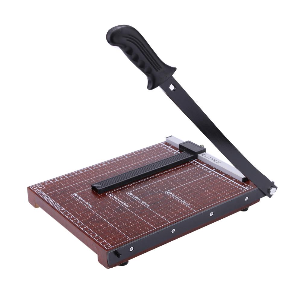 A4/A5/B5 Papier Snijmachine Handmatige Papiersnijder Kantoor Fotopapier Trimmer Machine Rvs Guillotine Kaart cutter: A4