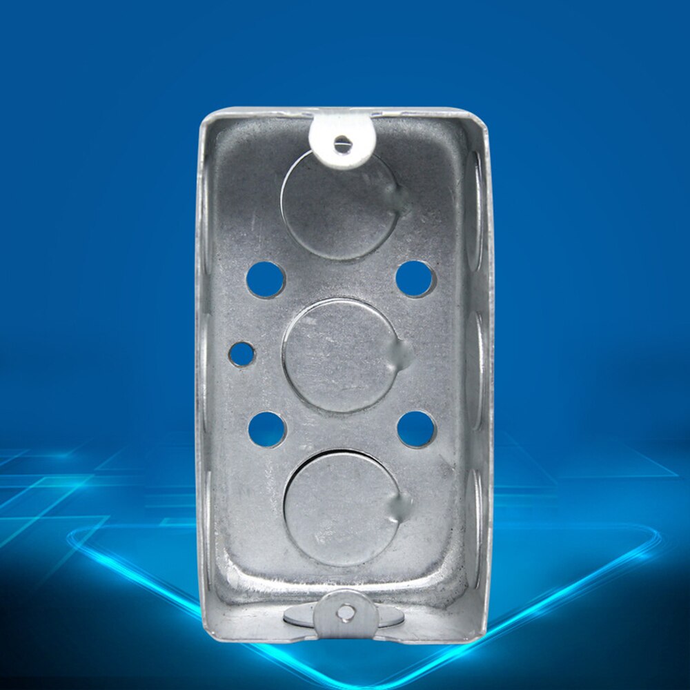 Junction Box US/AU Standard Electrical Mounting Box Galvanized Metal Steel Rectangle Handy Box Conduit Wall Mount Switch Box