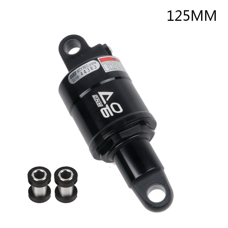 DNM-amortiguador trasero de aire AO-6 para bicicleta de montaña, suspensión trasera plegable de 100mm, 125mm, 150mm y 165mm, presión de aire suave ajustable, BMX