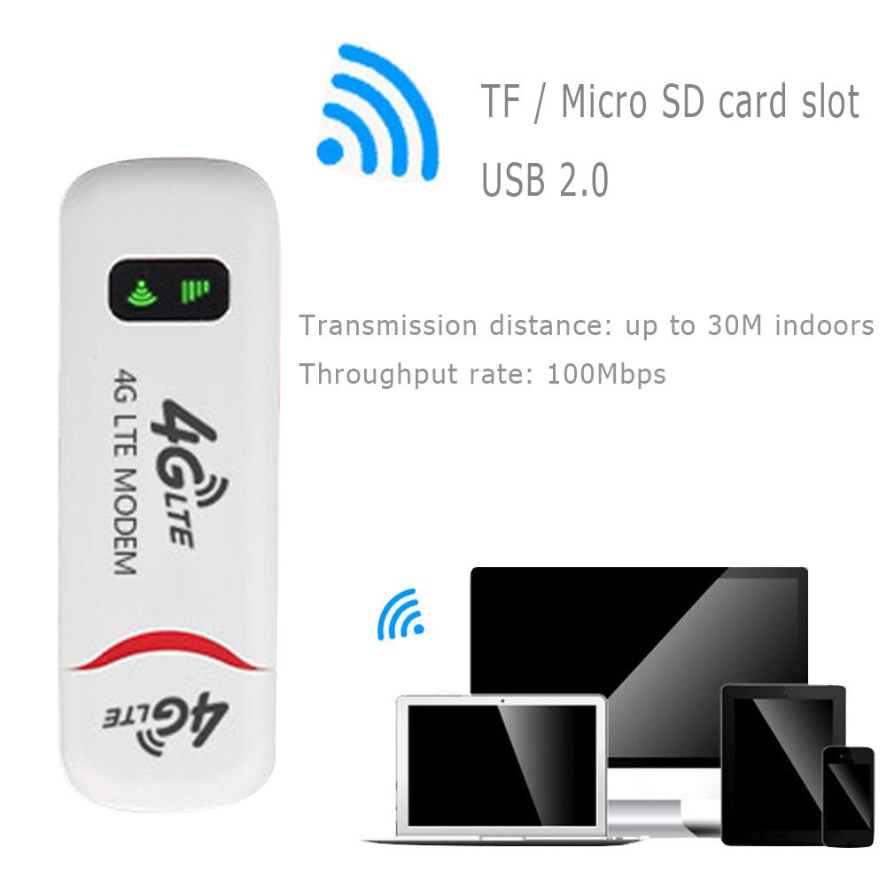 Przenośny wzmacniacz rutera, 4G/3G USB Wifi 100Mbps bezprzewodowy wzmacniacz sygnału wsparcie wielopasmowe FDD-LTE B1 B3 B7 B8 B20