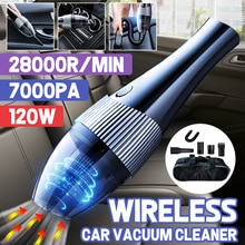 7000rocznie 150W odkurzacz samochodowy przenośny bezprzewodowy ręczny robić samochodu wysoki poziom ssania mokry i suchy podwójnego zastosowania 12V mini odkurzacz samochodowy