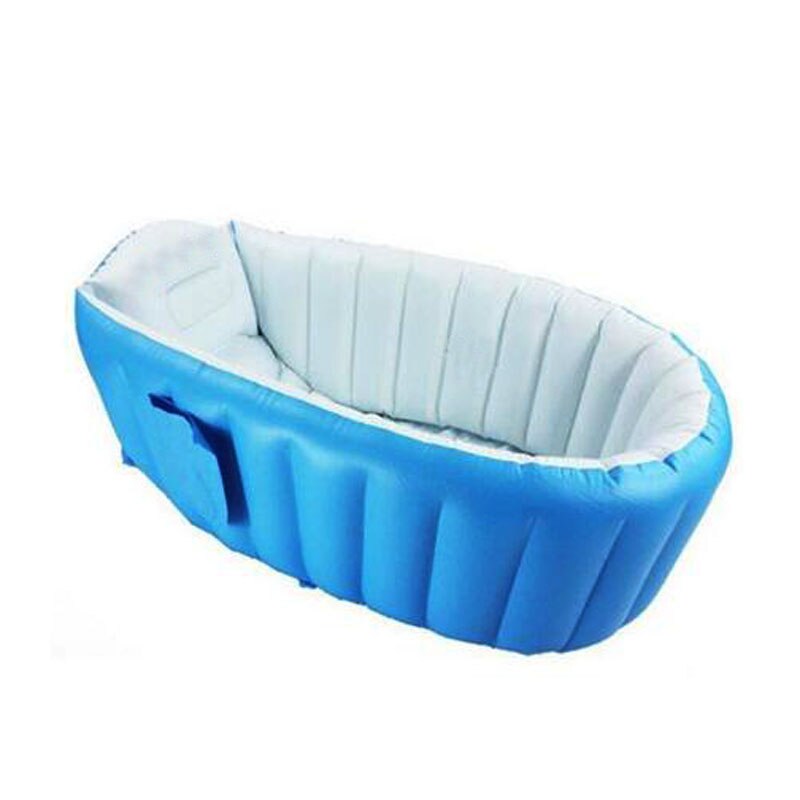 Bärbar uppblåsbar baby bad barn badkar förtjockning hopfällbar tvättbänk barn badkar baby pool