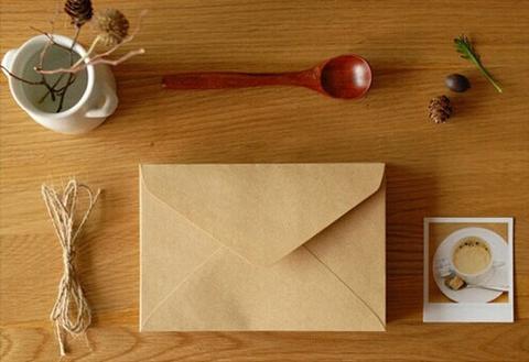 Enveloppes triangle à rabat | En papier Kraft, pour cartes A6