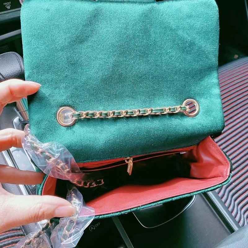 sac à main velours doux velours femmes sac chaîne sac de luxe une épaule oblique sac à bandoulière